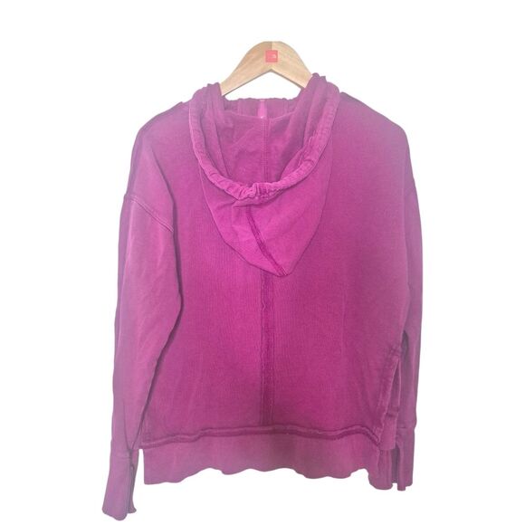 Free People Movement Only One Zip Up Hoodie Magenta Hoodie Athleisure Size XS - Picture 4 of 5